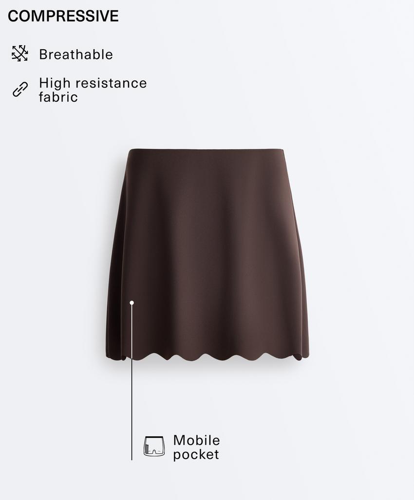 Юбка Compressive волнистая