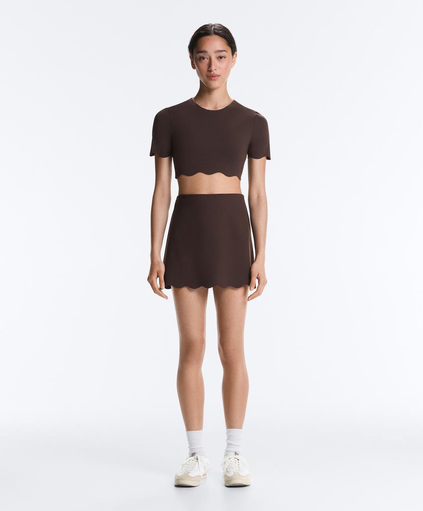 Юбка Compressive волнистая