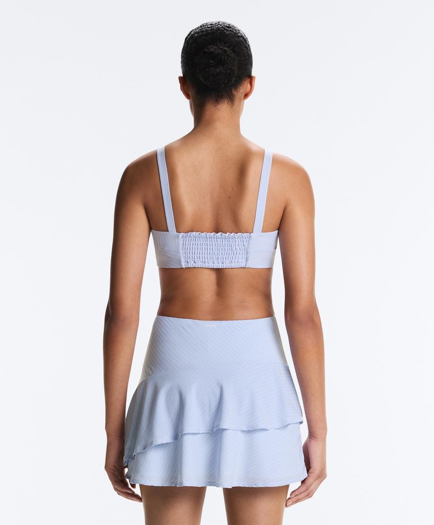 Спортивный бюстгальтер со средней степенью поддержки в полоску