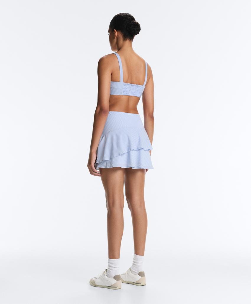 Спортивный бюстгальтер со средней степенью поддержки в полоску