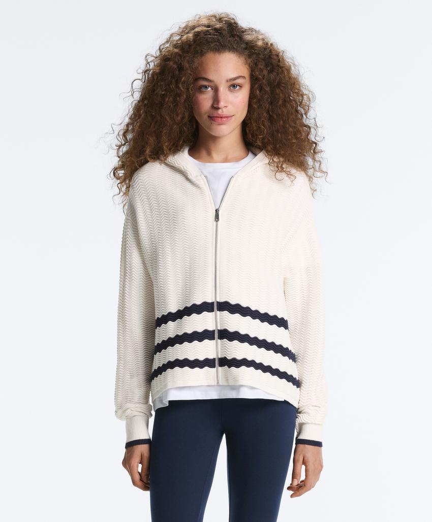 Вязаная куртка с капюшоном Wave