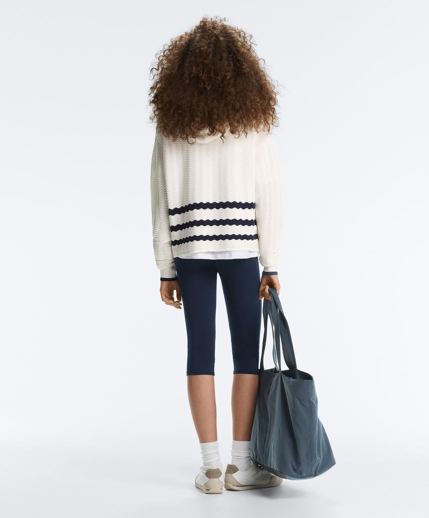 Вязаная куртка с капюшоном Wave