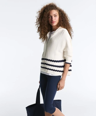 Купить OYSHO Вязаная куртка с капюшоном WAVE