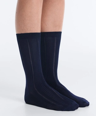 INDIGO|4592/483/405 - OYSHO 3 пары классических носков в рубчик