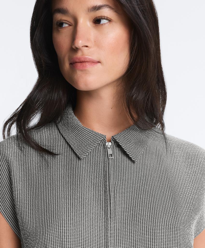 Длинный комбинезон виши с воротником и лиоцеллом