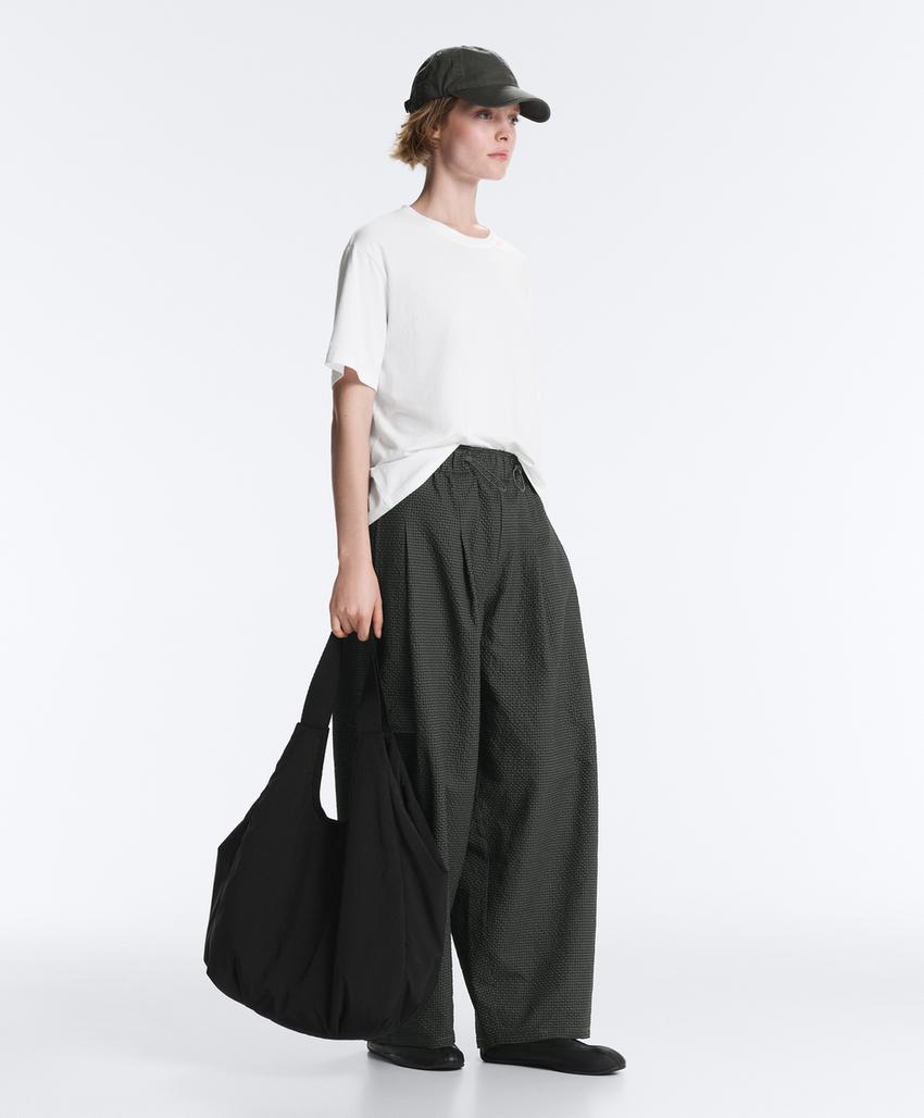 Длинные нейлоновые брюки карго в клетку, водоотталкивающие