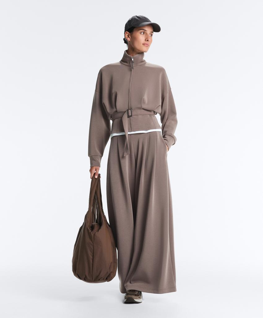 Куртка-корсет с поясом, модал, мягкая