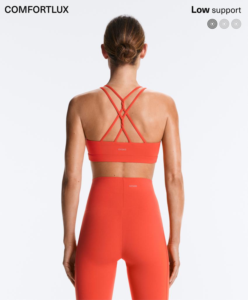 Спортивный бюстгальтер Comfortlux с перекрестными бретельками сзади
