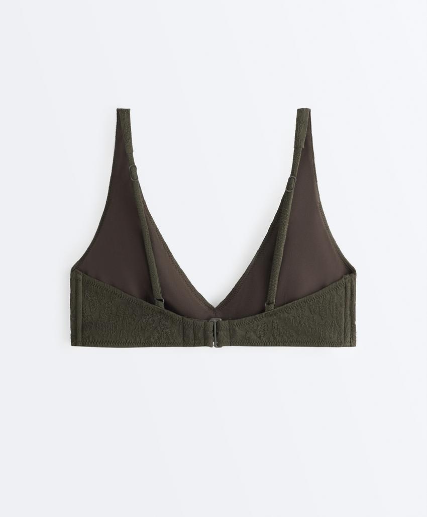 Топ бикини халтер с леопардовым принтом