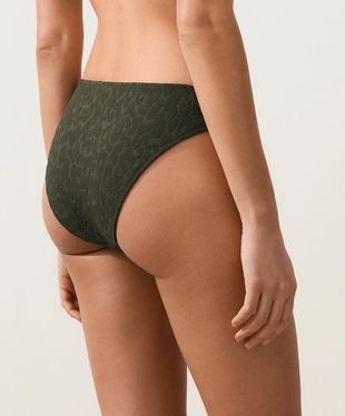 Классические плавки бикини с леопардовым принтом- Заказать в России