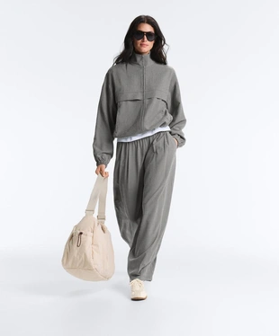 Куртка-бомбер из смесового лиоцелла с принтом виши- Заказать в России