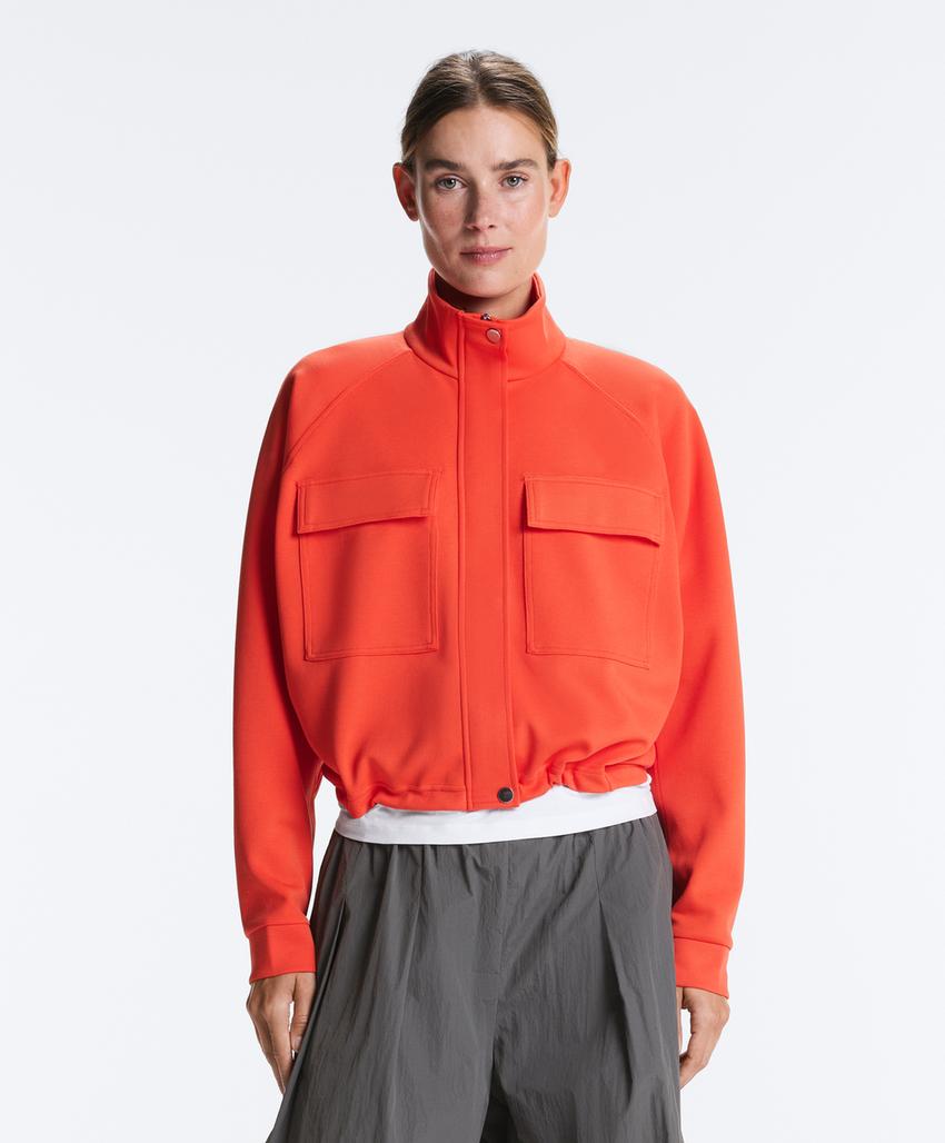 Куртка пике с карманами из хлопка