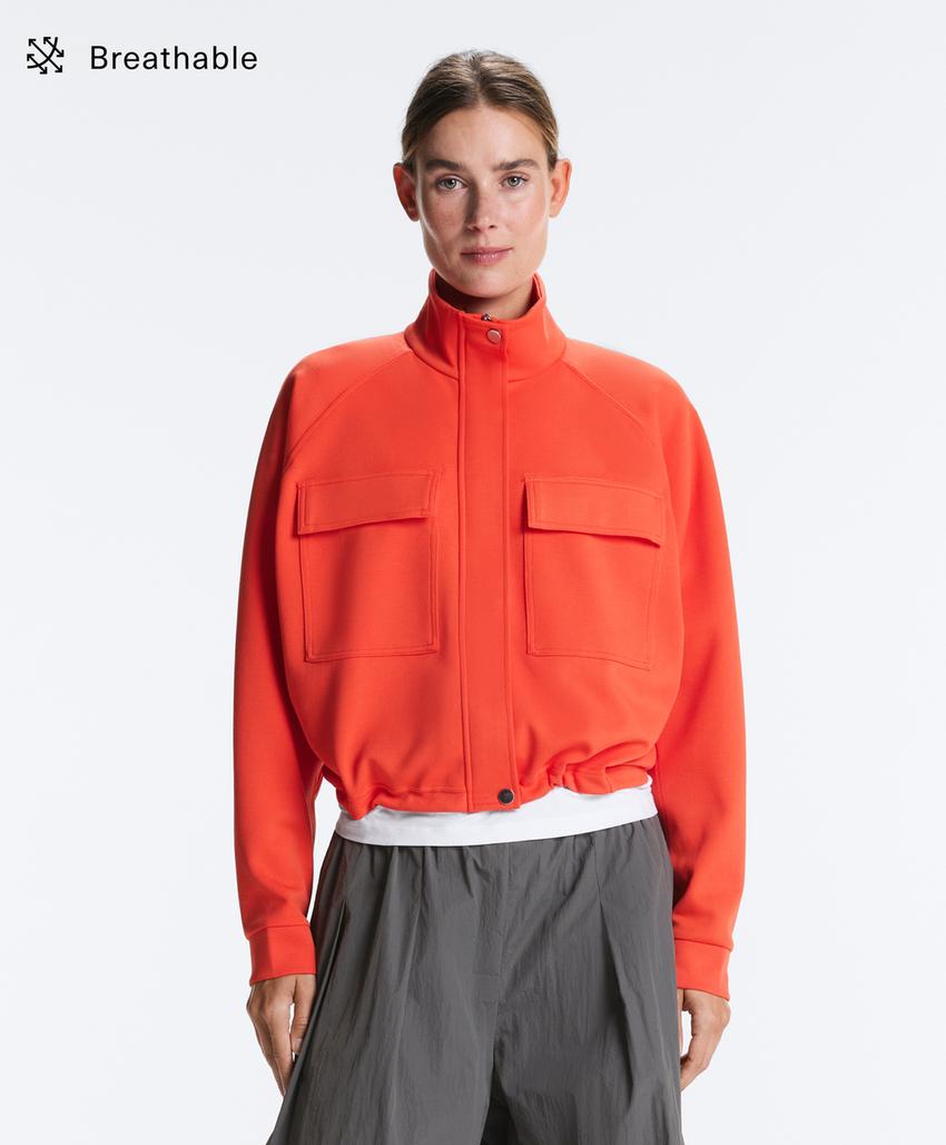 Куртка пике с карманами из хлопка