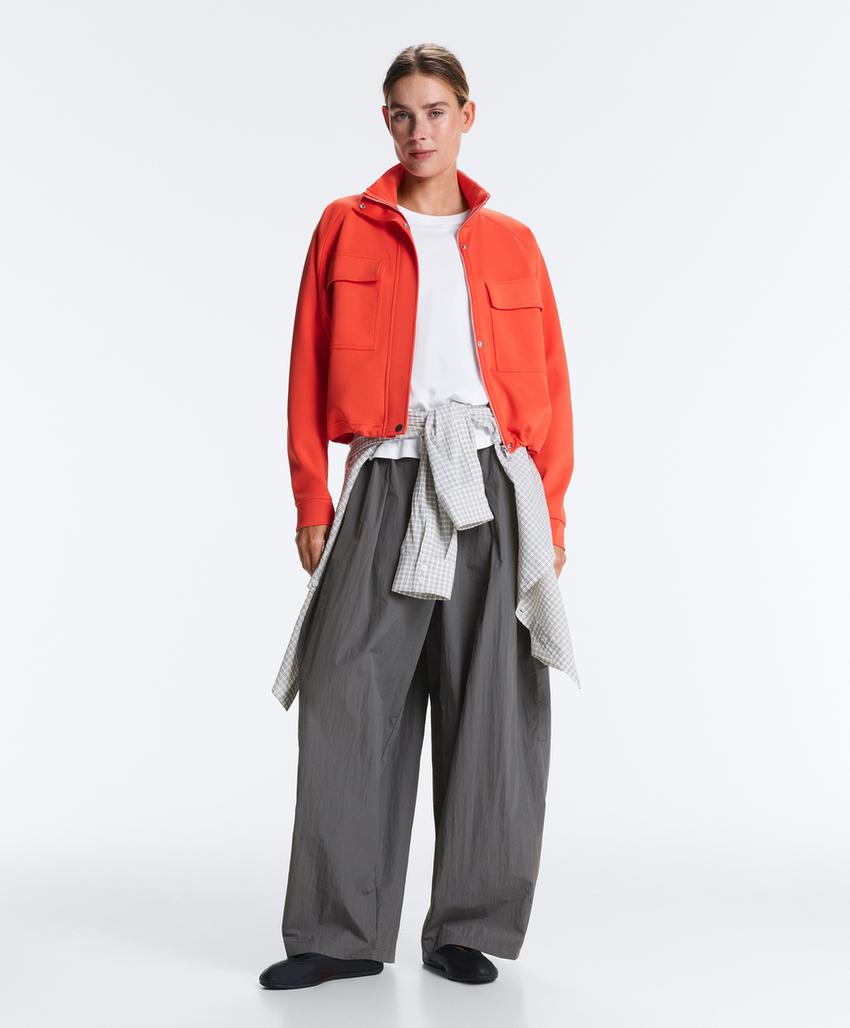 Куртка пике с карманами из хлопка