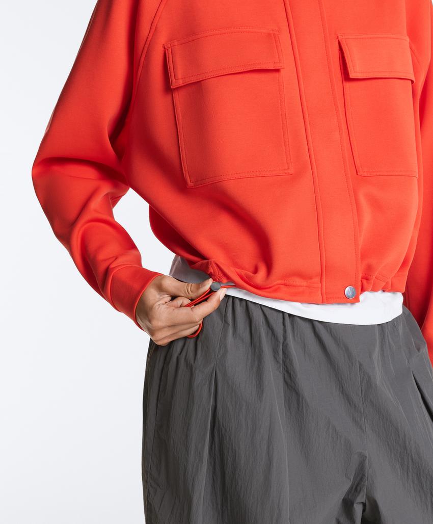 Куртка пике с карманами из хлопка