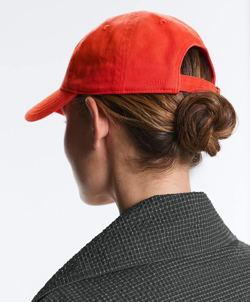 Кепка из 100%-го хлопка с эффектом выгорания