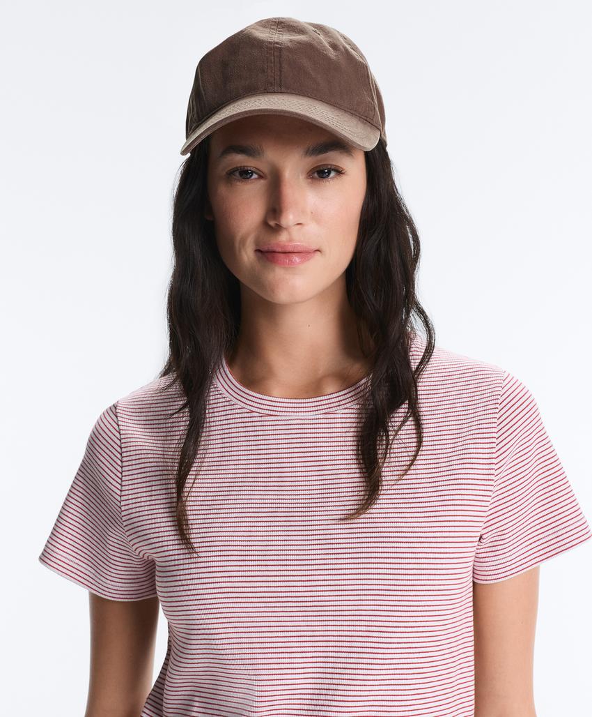 Кепка из 100%-го хлопка с эффектом стирки и шнуровкой