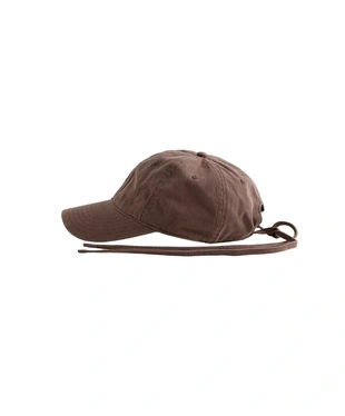 Кепка из 100%-го хлопка с эффектом стирки и шнуровкой- Заказать в России