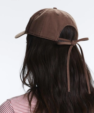 Кепка из 100%-го хлопка с эффектом стирки и шнуровкой- Заказать в России