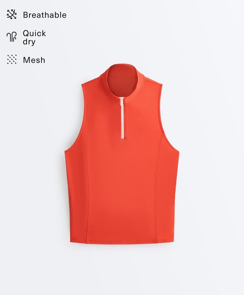 Майка с молнией