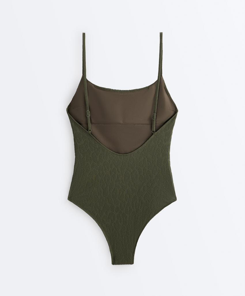 Купальник с леопардовым принтом