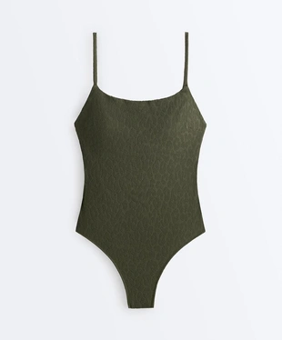 Купальник с леопардовым принтом- Заказать в России