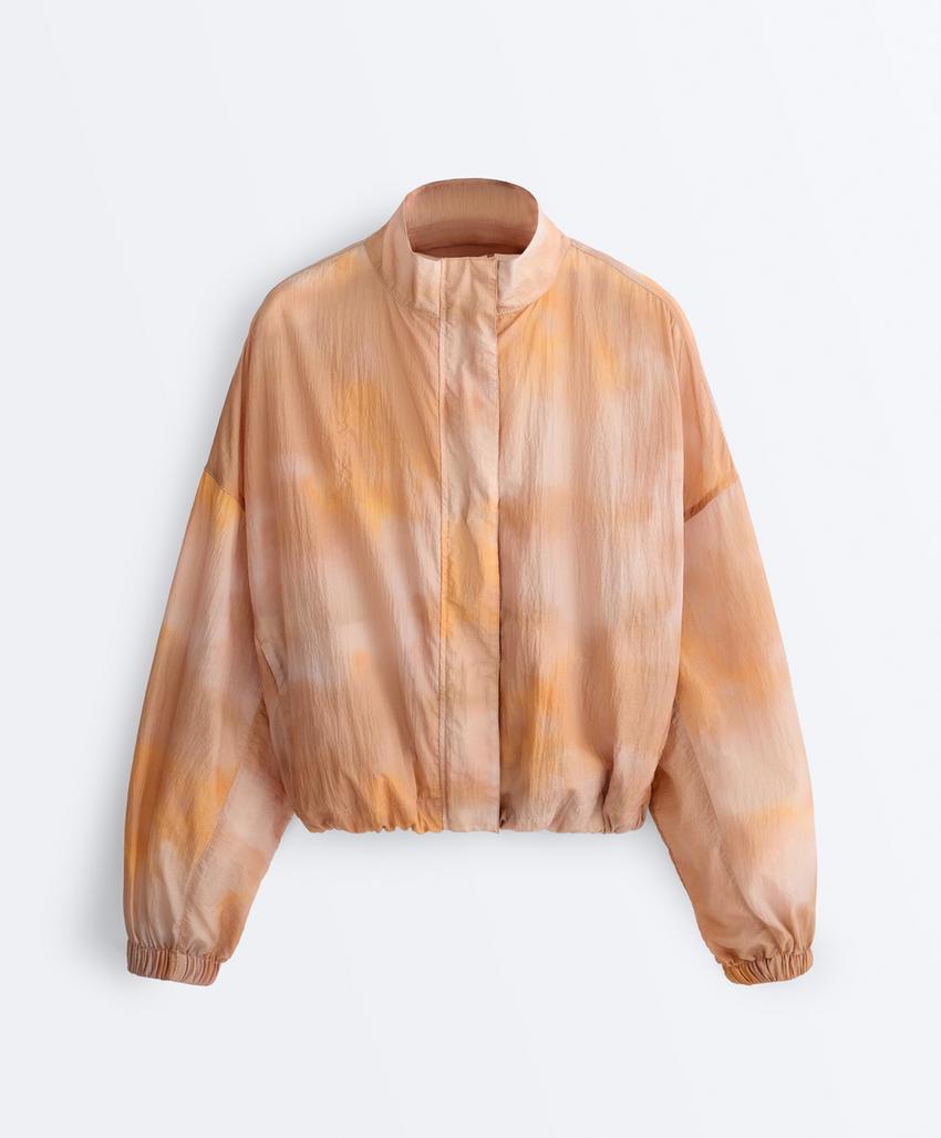 Куртка Track с принтом тай-дай