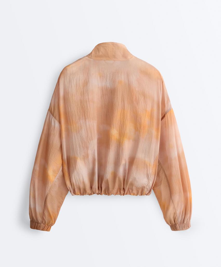 Куртка Track с принтом тай-дай