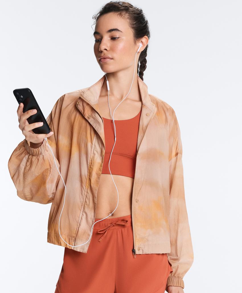 Куртка Track с принтом тай-дай