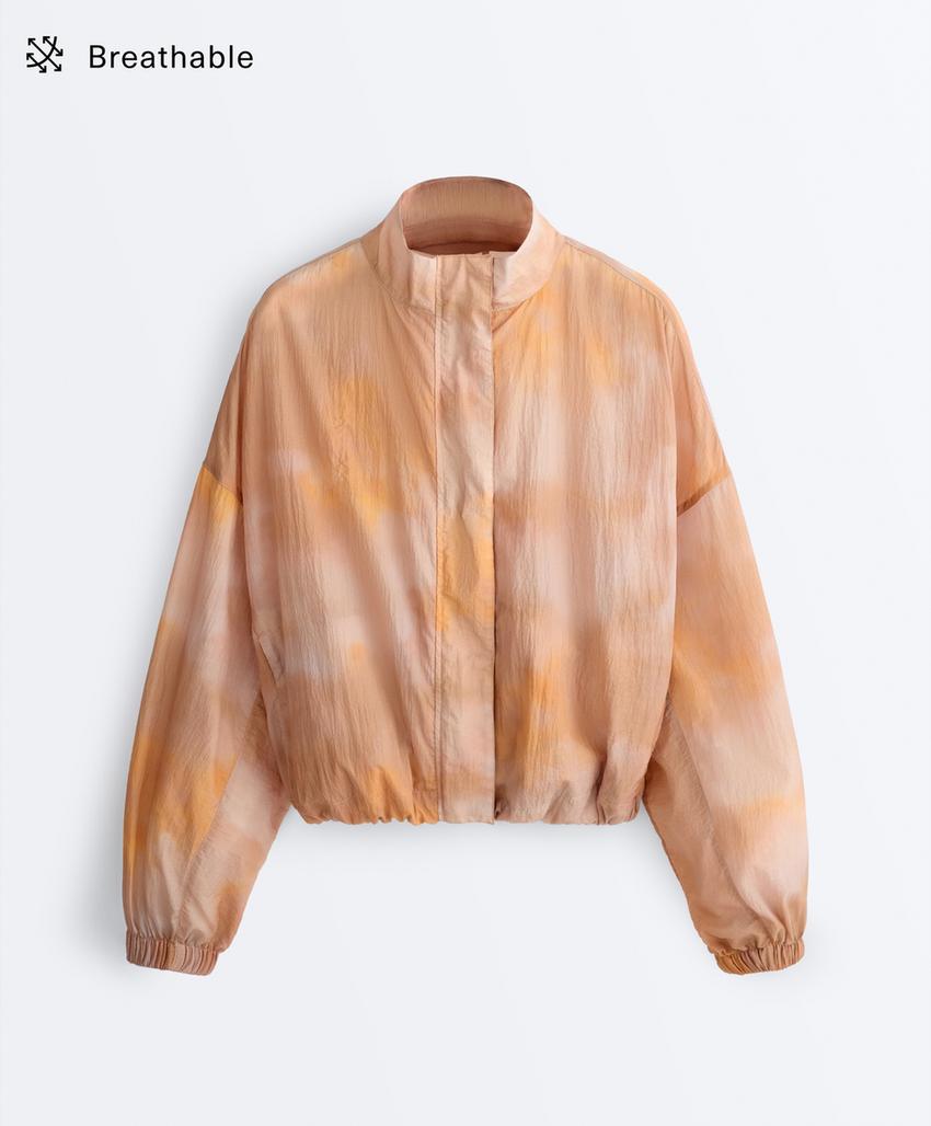 Куртка Track с принтом тай-дай