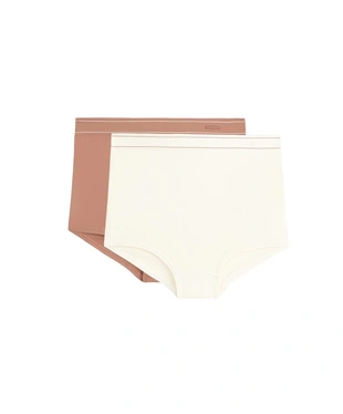 2 бесшовных трусов-шортов Seamless Soft Touch с контрастным логотипом- Заказать в России