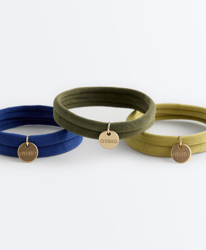 6 резинок для волос с логотипом Oysho