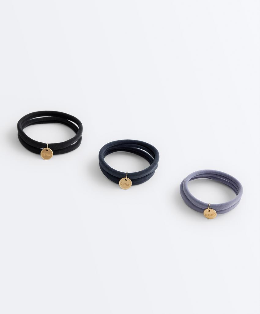 6 резинок для волос с логотипом Oysho