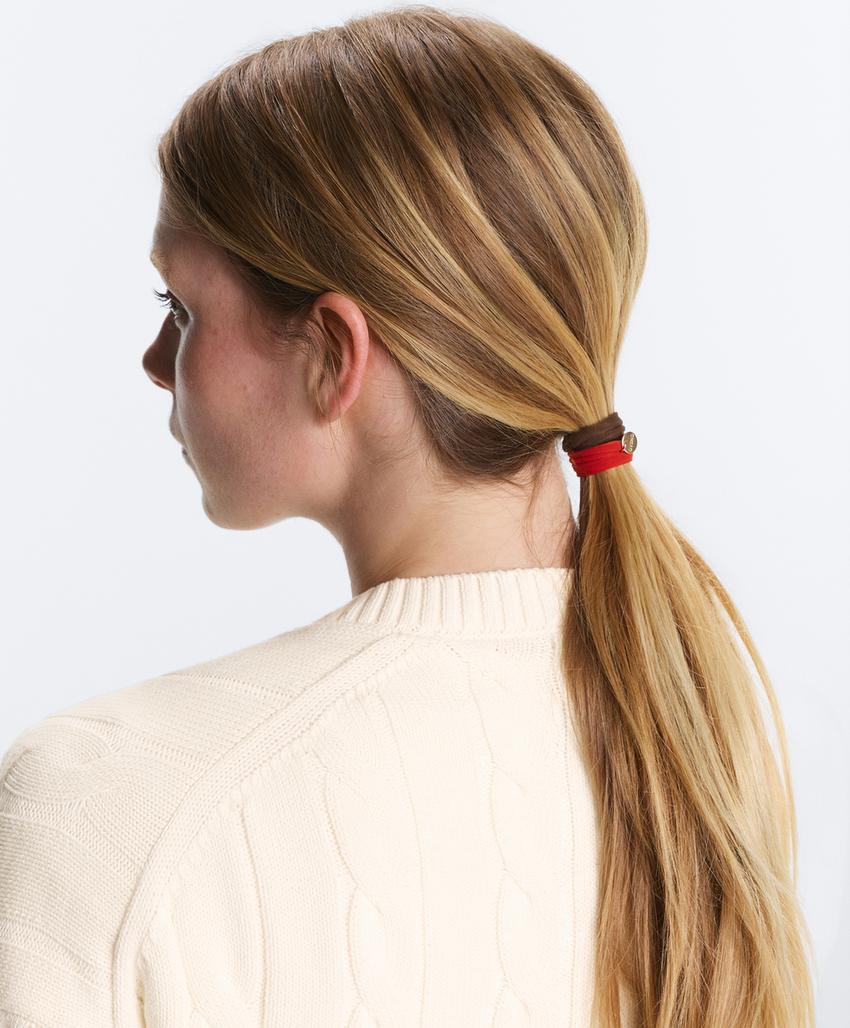 6 резинок для волос с логотипом Oysho