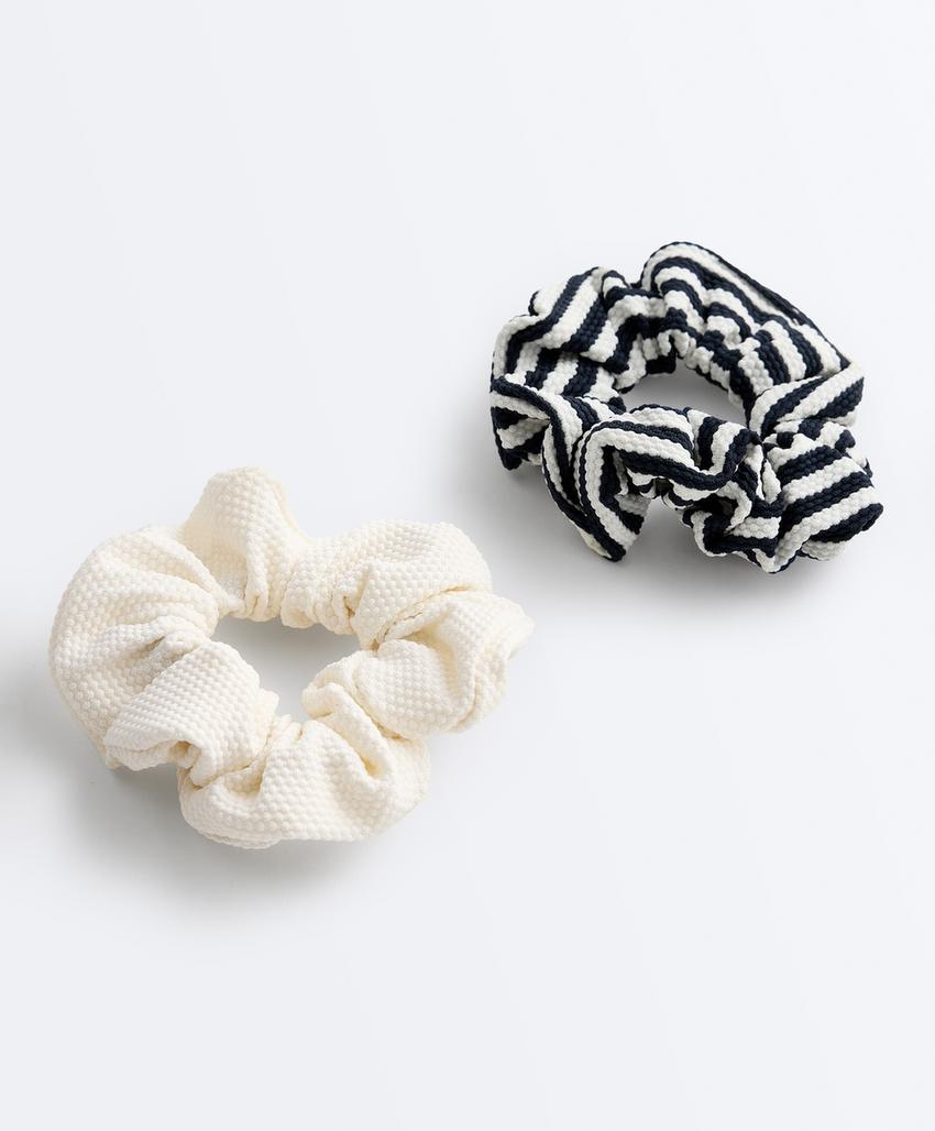 2 большие резинки для волос с каркасом