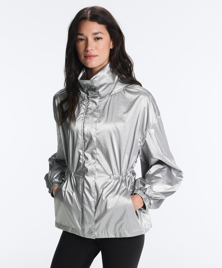 Водоотталкивающая куртка с эффектом металлик