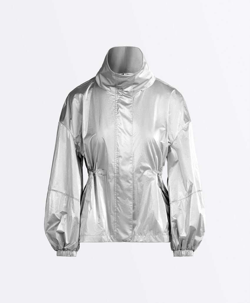 Водоотталкивающая куртка с эффектом металлик