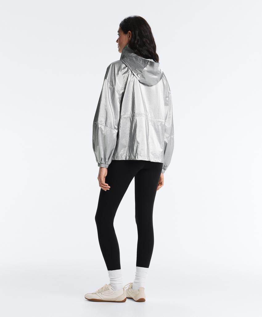 Водоотталкивающая куртка с эффектом металлик