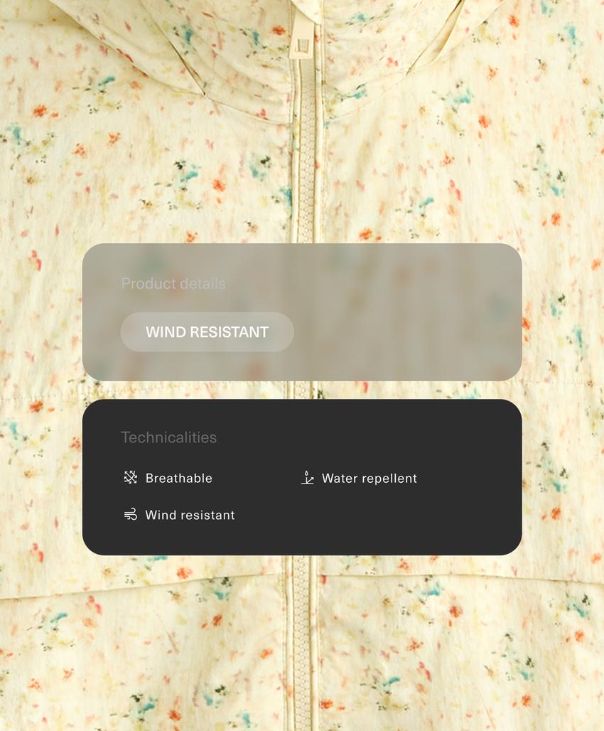 Куртка Track из водоотталкивающей ткани с принтом
