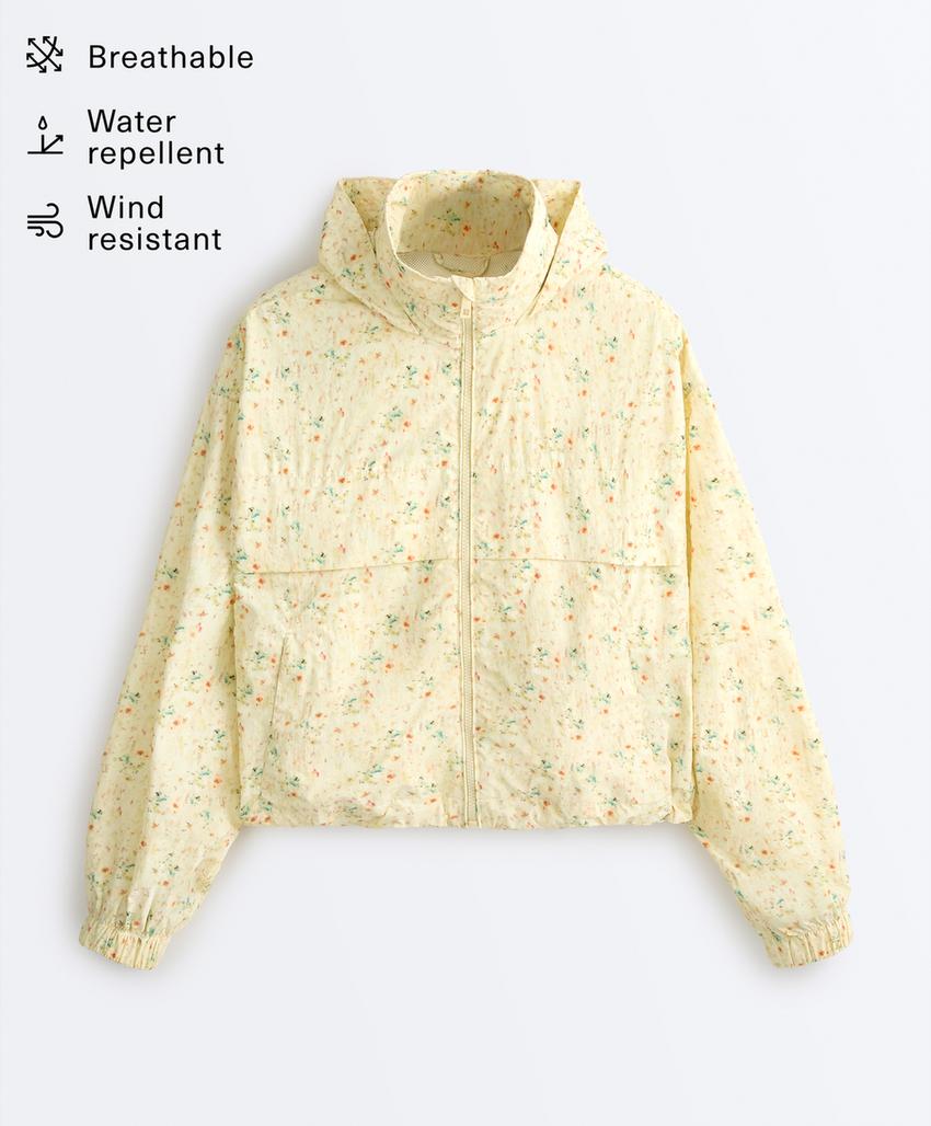 Куртка Track из водоотталкивающей ткани с принтом