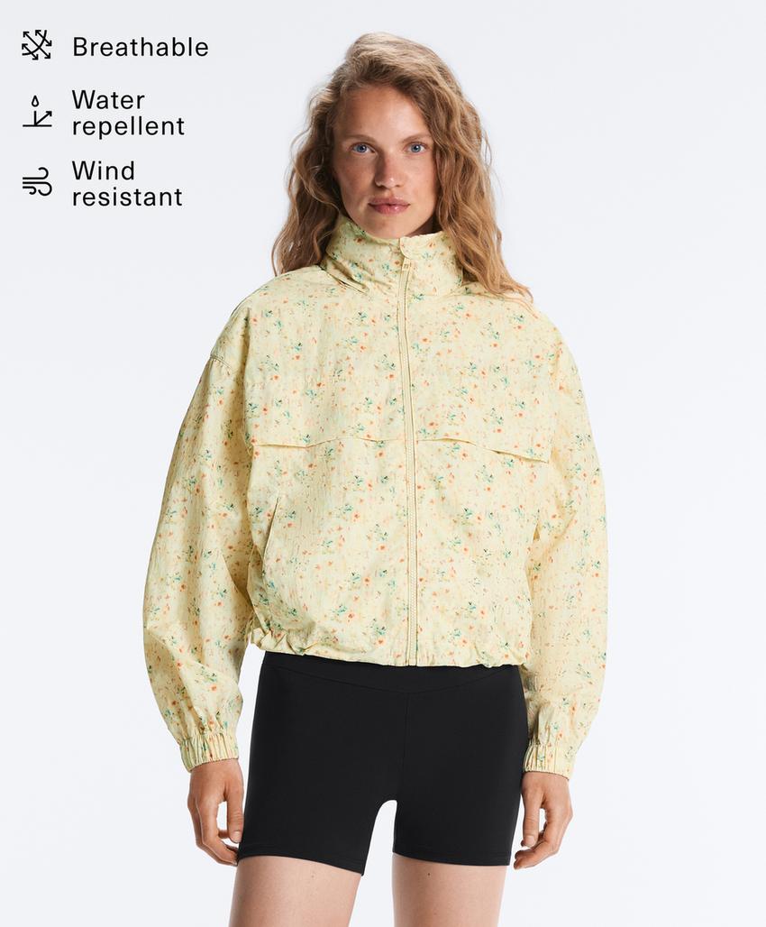 Куртка Track из водоотталкивающей ткани с принтом