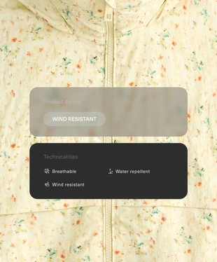 Куртка Track из водоотталкивающей ткани с принтом- Заказать в России