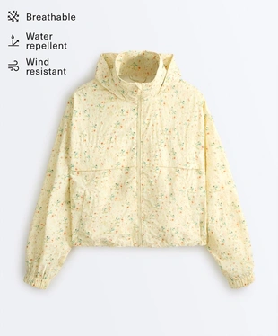 Куртка Track из водоотталкивающей ткани с принтом- Заказать в России