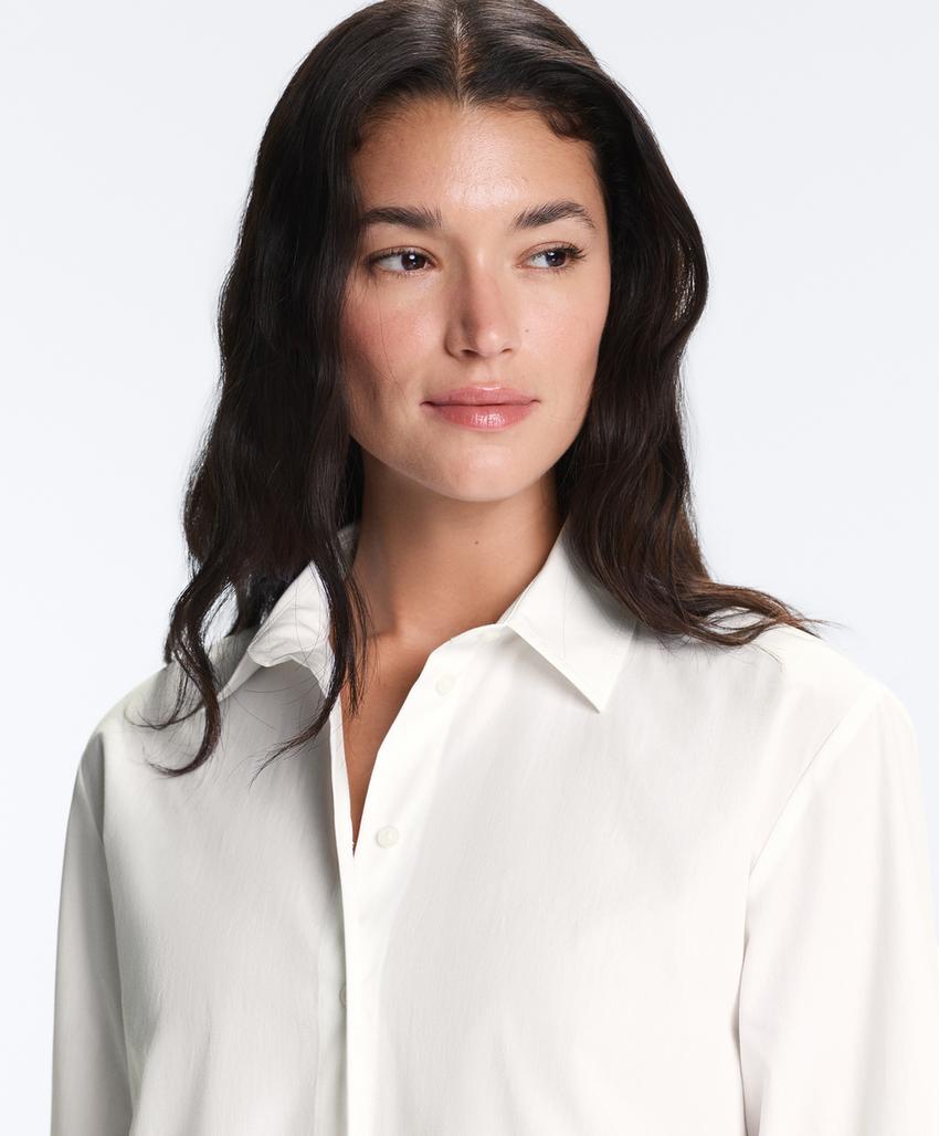 Рубашка из 100%-го хлопка с длинными рукавами