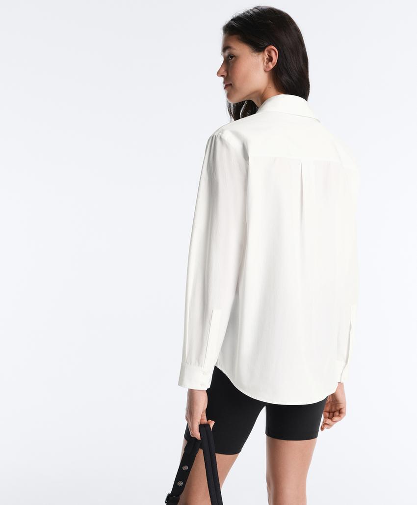 Рубашка из 100%-го хлопка с длинными рукавами