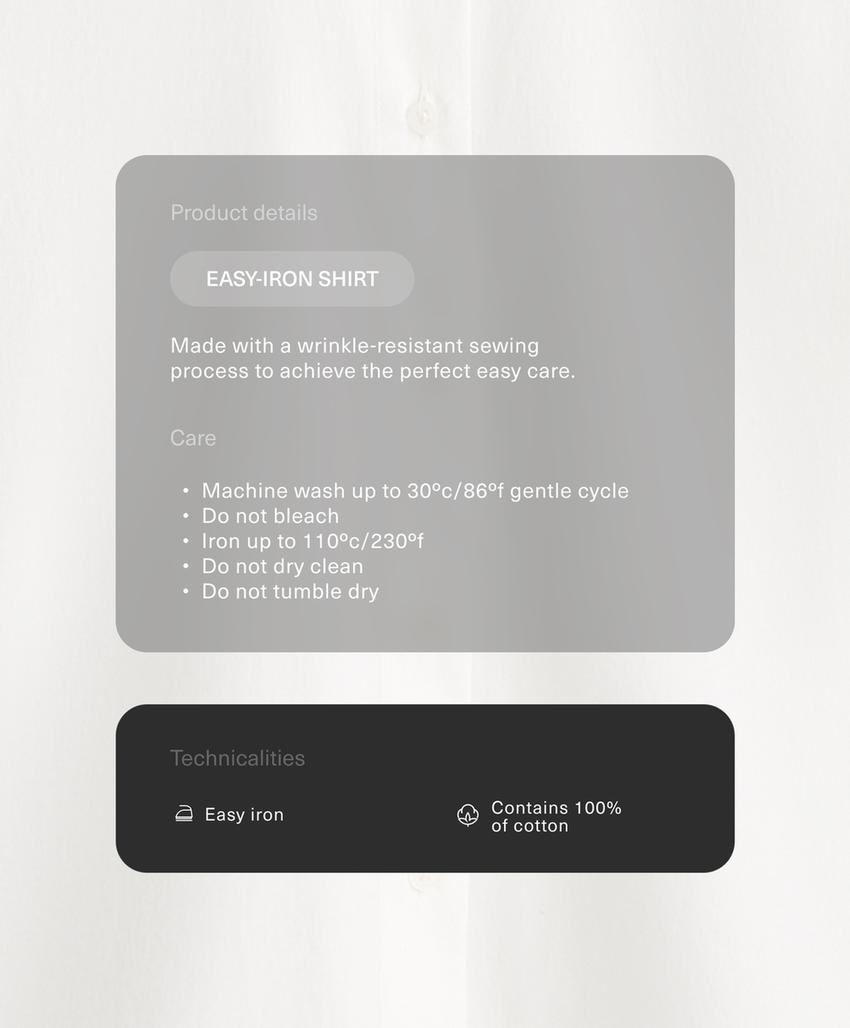 Рубашка из 100%-го хлопка с длинными рукавами