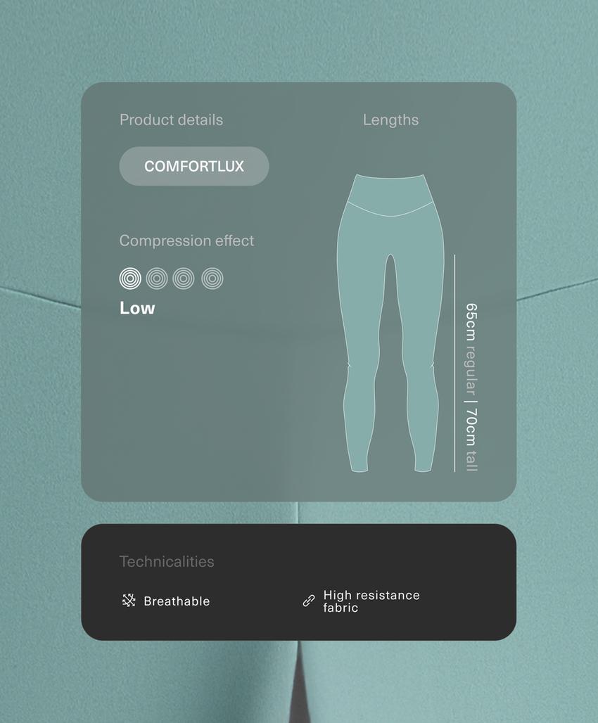 Легинсы длиной до щиколотки Comfortlux с завышенной талией