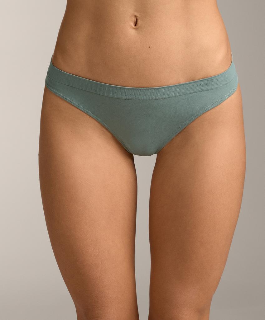 5 бесшовных трусов танга Seamless Soft touch с логотипом