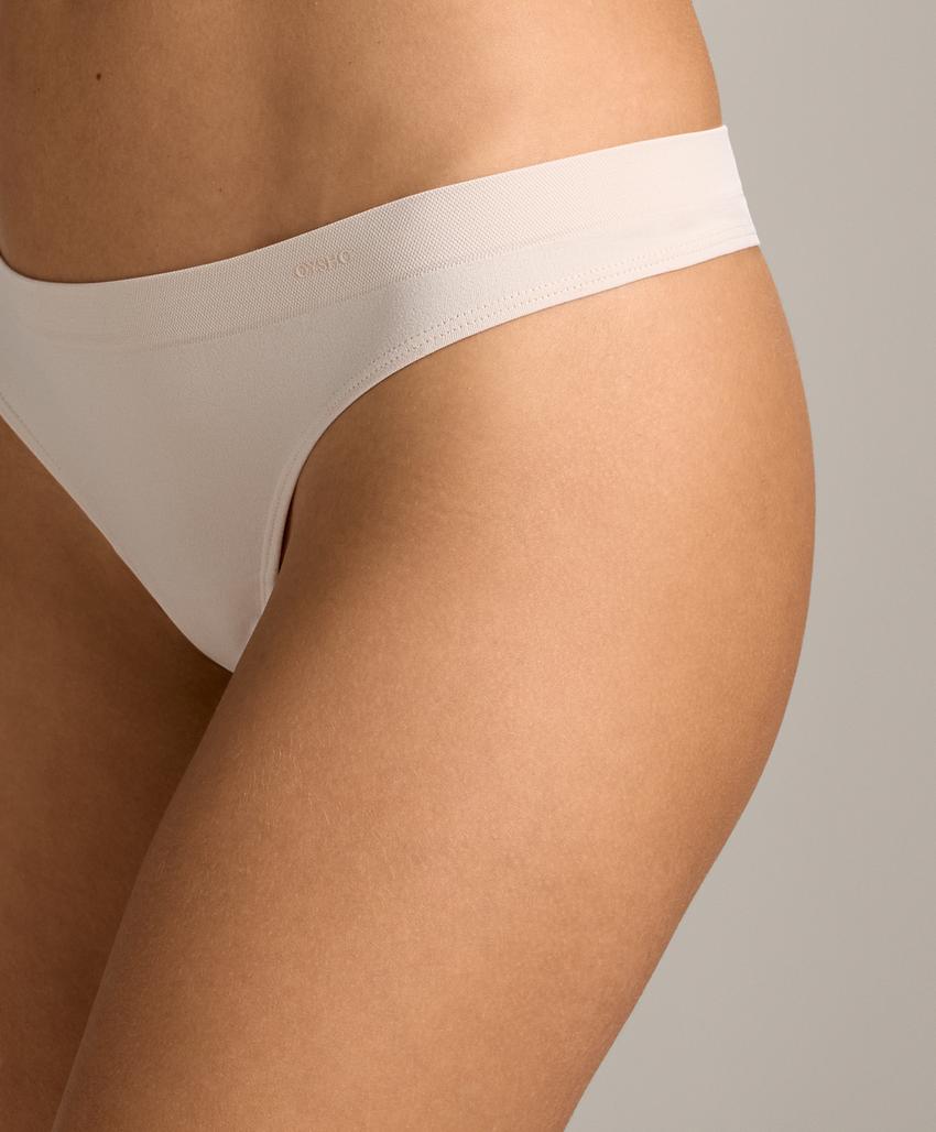 5 бесшовных трусов танга Seamless Soft touch с логотипом