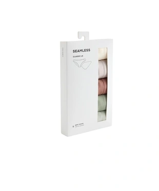 Набор из 5 бесшовных классических трусов Seamless из мягкой ткани- Заказать в России